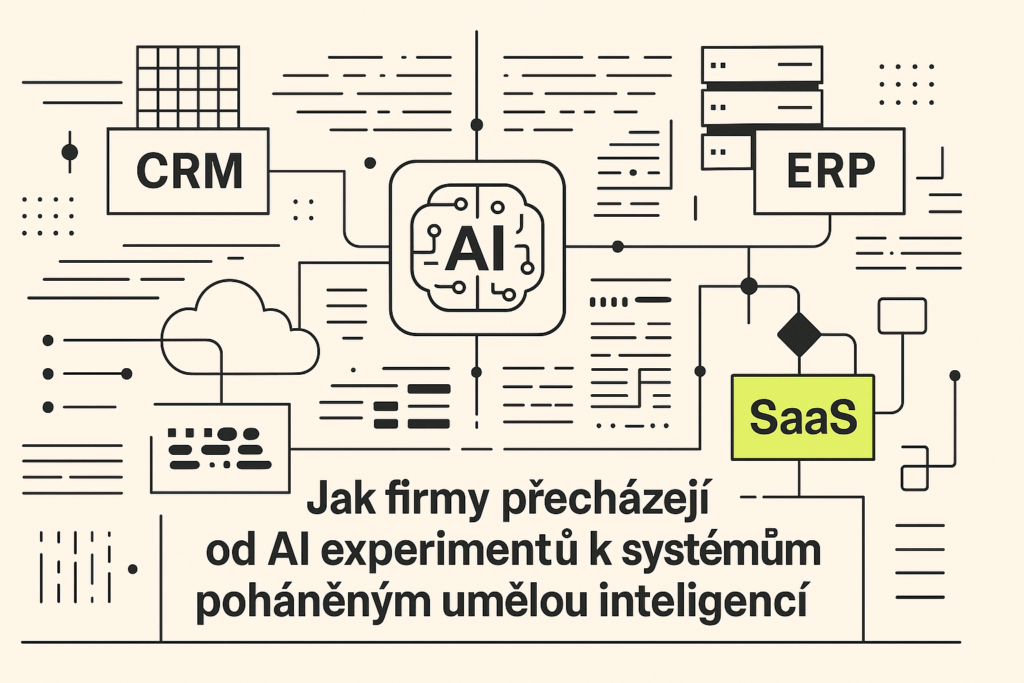 Jak firmy přecházejí od AI experimentů k systémům poháněným umělou inteligencí