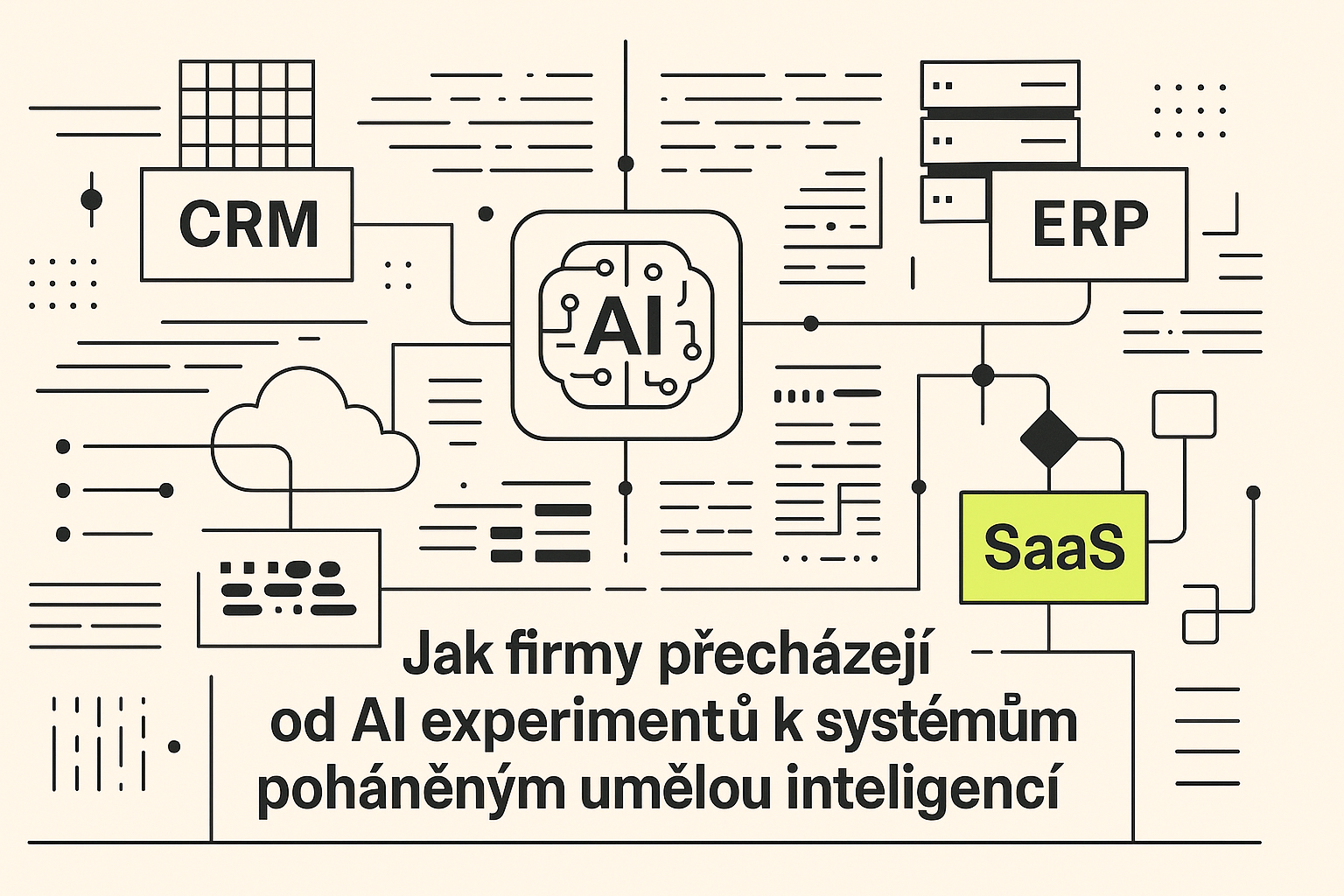 Jak firmy přecházejí od AI experimentů k systémům poháněným umělou inteligencí